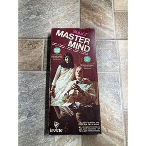 Vintage 1978 Invicta Super Master Mind Mastermind Board Game Complete Rare